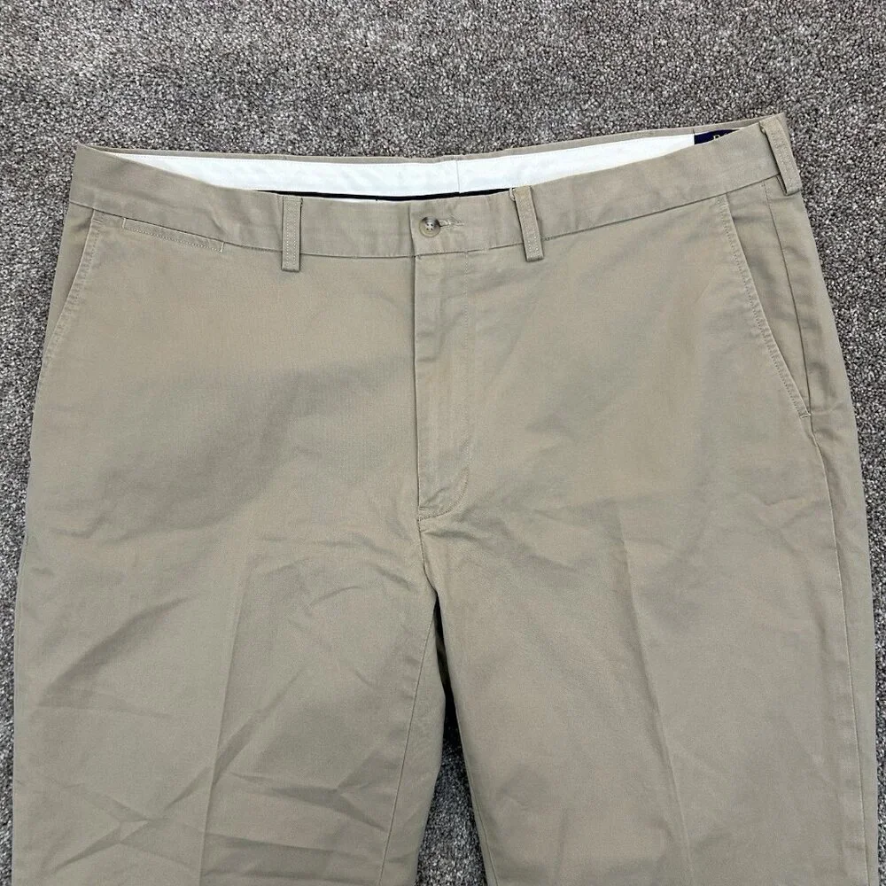 Polo Ralph Lauren Men's Stretch Classic Fit Pants Size 40 x 30 Beige Chino EUC